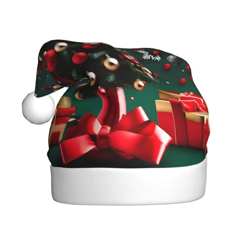 XZDZWK Runde Kugel Weihnachtsbaum Plüsch Weihnachtsmütze Bequeme und vielseitige Kopfbedeckung Geeignet für Neujahrsaktivitäten XZDZWK Runde Kugel Weihnachtsbaum Plüsch Weihnachtsmütze Bequeme und vielseitige Kopfbedeckung Geeignet für Neujahrsaktivitäten von XZDZWK