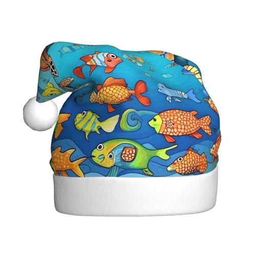 XZDZWK Schildkröte und Fisch Plüsch Weihnachtsmütze Bequeme und vielseitige Kopfbedeckung Geeignet für Neujahrsaktivitäten XZDZWK Schildkröte und Fisch Plüsch Weihnachtsmütze Bequeme und vielseitige Kopfbedeckung Geeignet für Neujahrsaktivitäten von XZDZWK