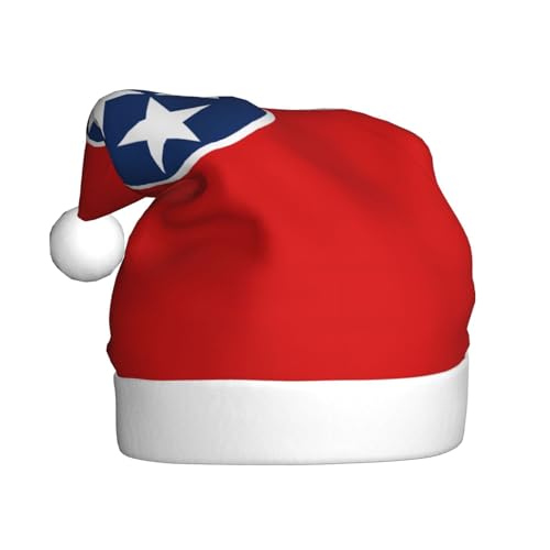XZDZWK Tennessee State Flag Plüsch Weihnachtsmütze Bequeme und vielseitige Kopfbedeckung Geeignet für Neujahrsaktivitäten XZDZWK Tennessee State Flag Plüsch Weihnachtsmütze Bequeme und vielseitige Kopfbedeckung Geeignet für Neujahrsaktivitäten von XZDZWK