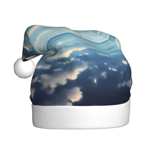 XZDZWK Weiße Wolken über dem Meer, Plüsch-Weihnachtsmütze, bequem und vielseitig, geeignet für Neujahrsaktivitäten XZDZWK Weiße Wolken über dem Meer, Plüsch-Weihnachtsmütze, bequem und vielseitig, geeignet für Neujahrsaktivitäten von XZDZWK