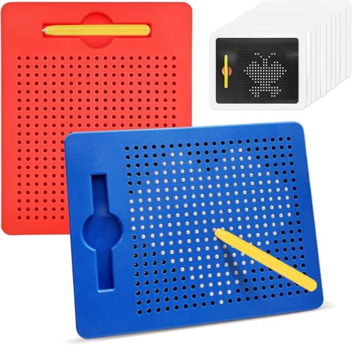 2 Stück Magnetische Zeichenbretter, Kinder Magische Magnetspiel, Magnetisches Stahlkugel Zeichenbrett mit Stift, Reißbrett für Kritzel, Reise Pädagogische Magnetspiel Geschenke für Kinder Ab 3 Jahre 2 Stück Magnetische Zeichenbretter, Kinder Magische Magnetspiel, Magnetisches Stahlkugel Zeichenbrett mit Stift, Reißbrett für Kritzel, Reise Pädagogische Magnetspiel Geschenke für Kinder Ab 3 Jahre von XZMCAT