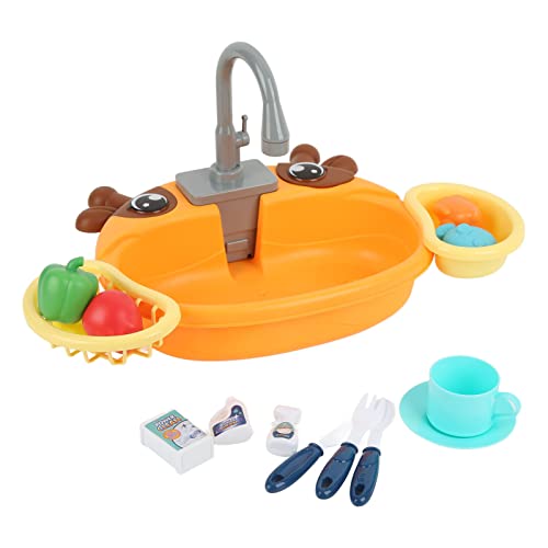Kinder Küche Spielset Waschbecken Spielzeug Elektrische Spülmaschine Spielen Spielzeug für Jungen Mädchen Bildung von XZXCVN
