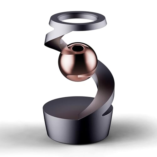 Schwerkraftüberwindendes Kinetisches Schreibtischspielzeug | Schwebendes Gyroskop mit Rotierender Kugel | Elegantes Deko-Spielzeug für Büro & Zuhause (1) von Xafrstyu