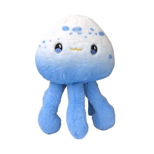 Xafrstyu Weiches und kuscheliges blaues Quallen-Plüschtier – Gefülltes Meeresbewohner-Stofftier mit samtigem Stoff – Tolles Geschenk für Kinder und Sammler (20CM) von Xafrstyu