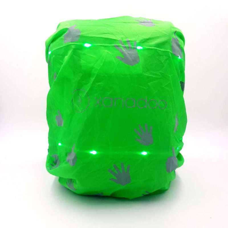 XANADOO LED Regenshutz für Schulranzen & Rucksäcke, Farbe neongrün XANADOO LED Regenshutz für Schulranzen & Rucksäcke, Farbe neongrün von Xanadoo