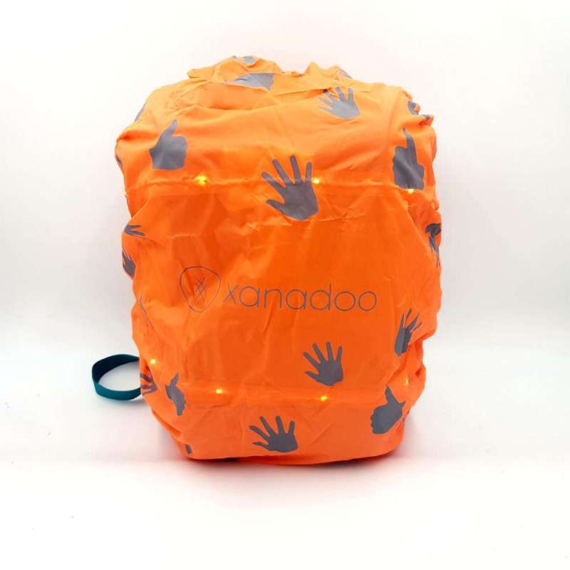 XANADOO LED Regenshutz für Schulranzen & Rucksäcke, Farbe neonorange XANADOO LED Regenshutz für Schulranzen & Rucksäcke, Farbe neonorange von Xanadoo