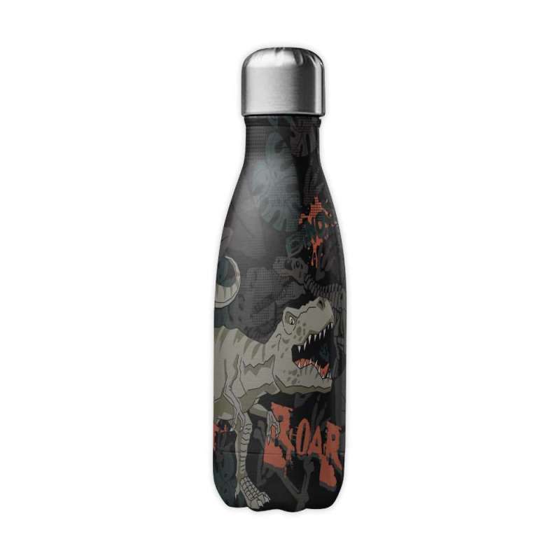 XANADOO Trinkflasche aus Edelstahl - Kidsline, Volumen 350 ml, Xanadoo Designs Dinosaurier-2 von Xanadoo