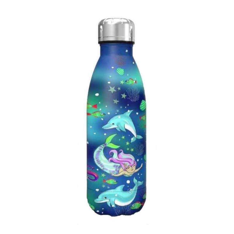 XANADOO Trinkflasche aus Edelstahl - Kidsline, Volumen 350 ml, Xanadoo Designs Meerjungfrau von Xanadoo