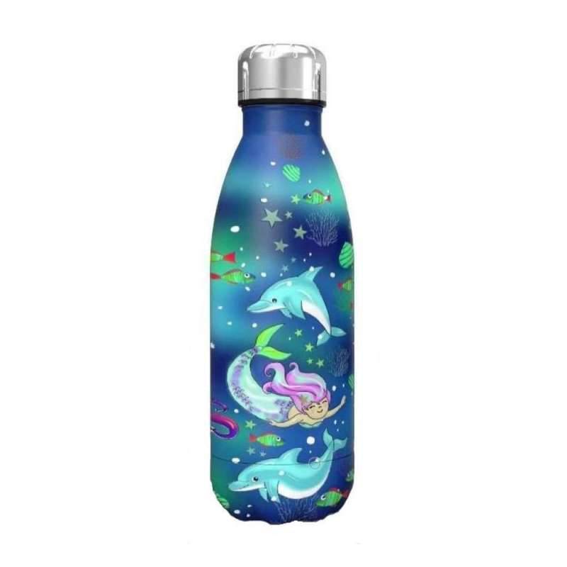 XANADOO Trinkflasche aus Edelstahl - Kidsline, Volumen 350 ml, Xanadoo Designs Meerjungfrau von Xanadoo