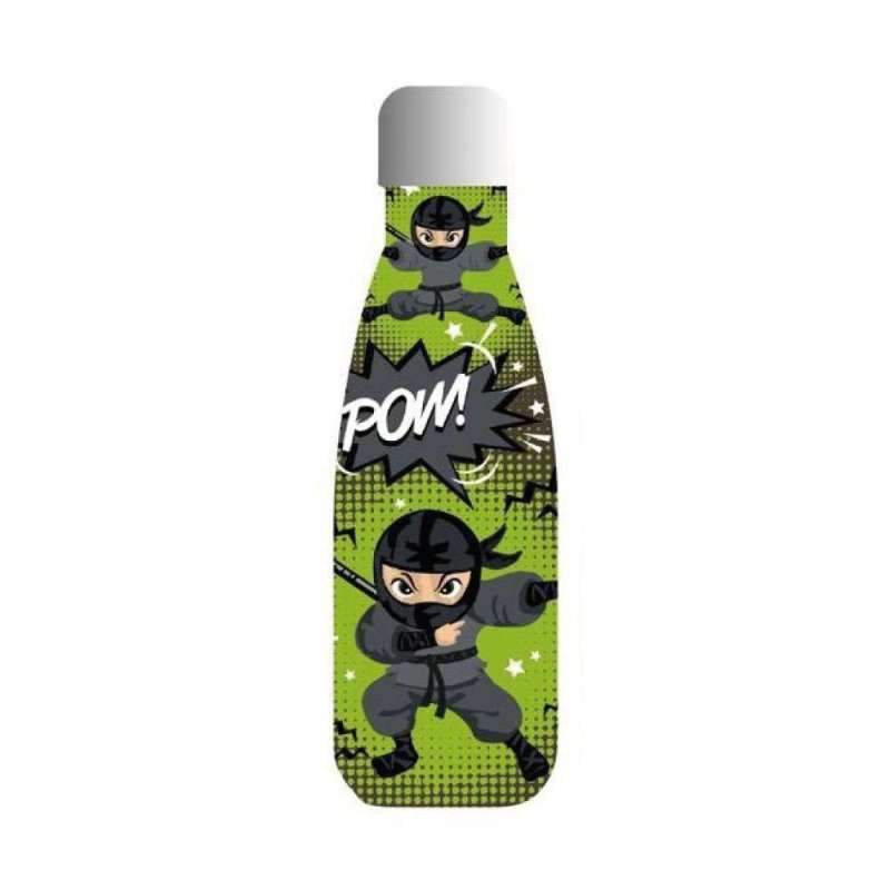XANADOO Trinkflasche aus Edelstahl - Kidsline, Volumen 350 ml, Xanadoo Designs Ninja von Xanadoo
