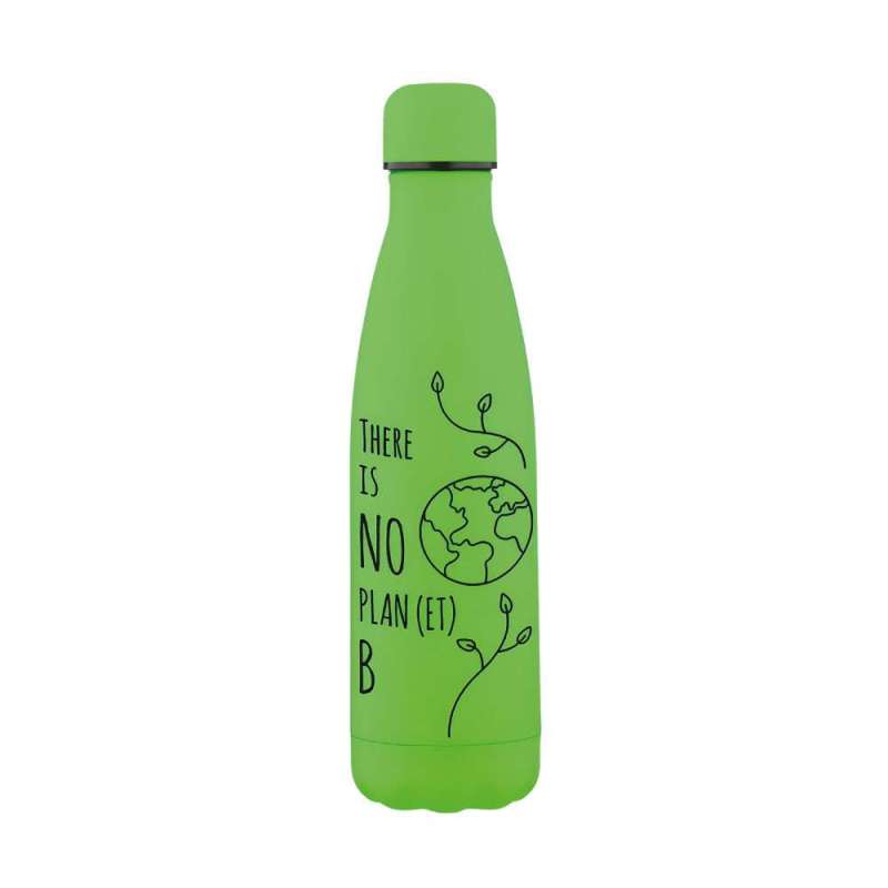 XANADOO Trinkflasche aus Edelstahl - Kidsline, Volumen 500 ml, Xanadoo Designs Neon grün-Tattoo von Xanadoo