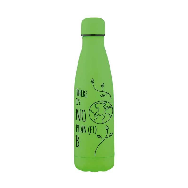 XANADOO Trinkflasche aus Edelstahl - Kidsline, Volumen 500 ml, Xanadoo Designs Neon grün-Tattoo von Xanadoo