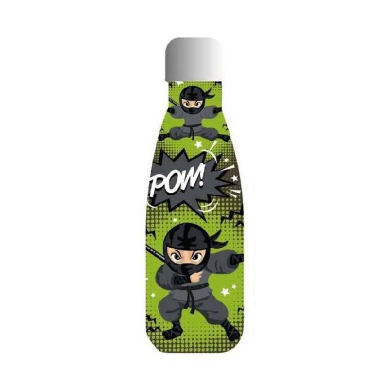 XANADOO Trinkflasche aus Edelstahl - Kidsline, Volumen 500 ml, Xanadoo Designs Ninja von Xanadoo