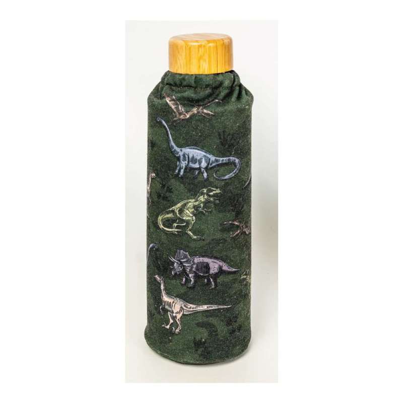 XANADOO Trinkflasche aus Glas 500 ml, Xanadoo Designs Dinosauerier3 von Xanadoo