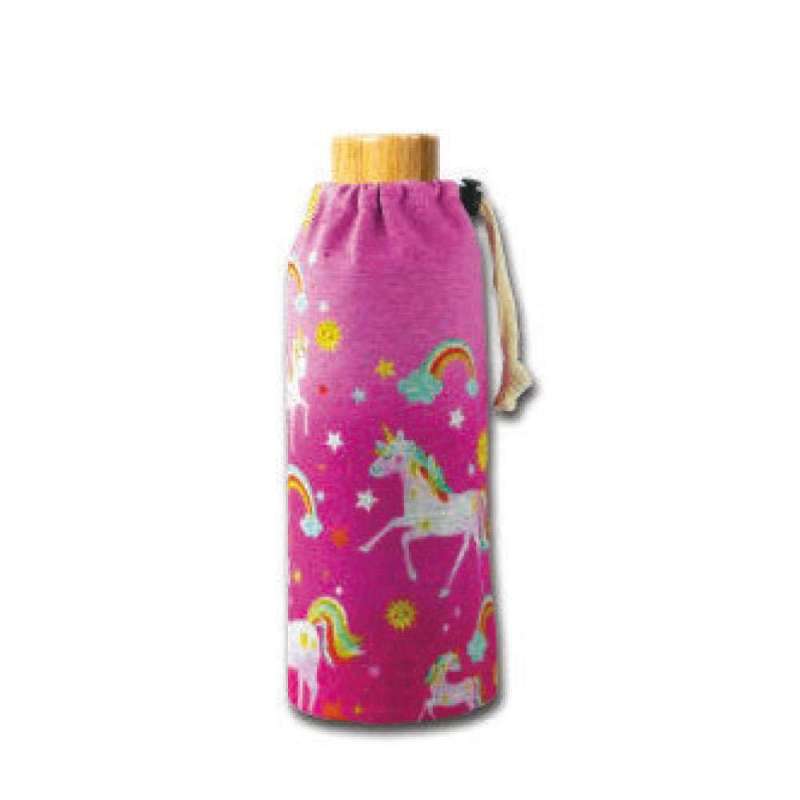 XANADOO Trinkflasche aus Glas 500 ml, Xanadoo Designs Einhorn von Xanadoo