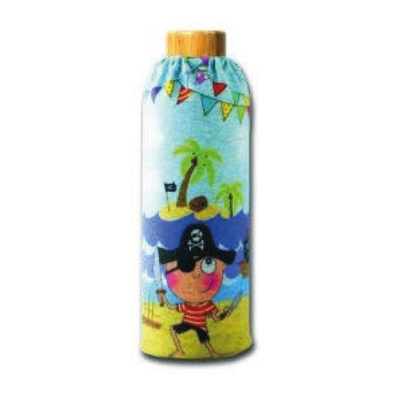 XANADOO Trinkflasche aus Glas 500 ml, Xanadoo Designs Pirat von Xanadoo