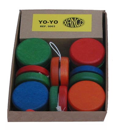Caja de yo-yo de madera 12 unidades von Xango