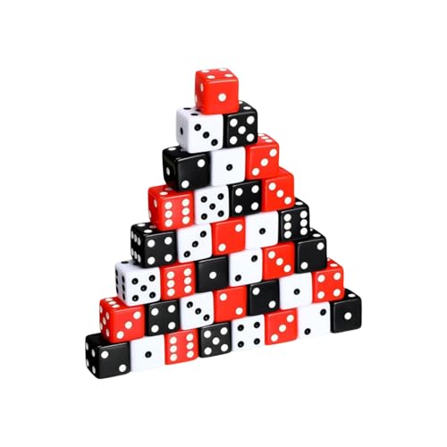 36pcs Einzigartige Acryl Mehrseitige Spiel Dices Round Corner Rollenspiele 6 Seitige Tischspiele Glattes Acrylgeschenk von Xanorrg