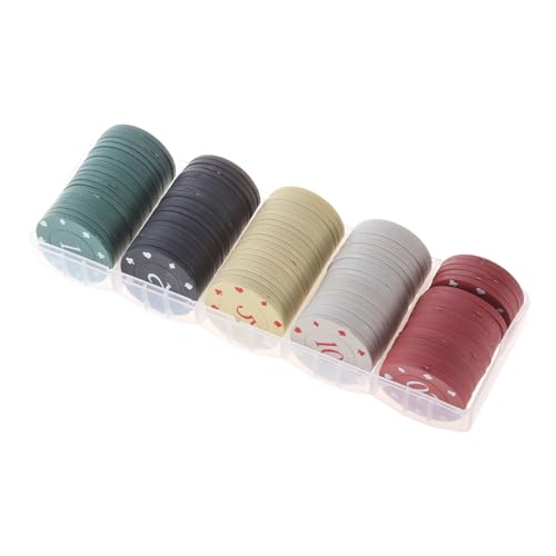 Xanorrg 100pcs Roulettes Game Bingo Chip Plastik Casinos Lernzähler Mit Aufbewahrungsbox Dauer Spiel Unterricht Münze Xanorrg 100pcs Roulettes Game Bingo Chip Plastik Casinos Lernzähler Mit Aufbewahrungsbox Dauer Spiel Unterricht Münze von Xanorrg