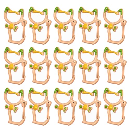 Xanorrg 15 PCS Katzen Geformte Schlüsselklammeschlüsselketten Dekoration Zubehör Für Schlüsselhalter Bag Charme Handgefertigte Handwerksspielzeugzubehör Buntes Federhaken Xanorrg 15 PCS Katzen Geformte Schlüsselklammeschlüsselketten Dekoration Zubehör Für Schlüsselhalter Bag Charme Handgefertigte Handwerksspielzeugzubehör Buntes Federhaken von Xanorrg