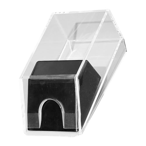 Xanorrg Blackjacks Schuhablagerungsablettungskarten Kartenhandel Mit Acryl Spenderhalter Für Spiele Spielen Defit Tray Zubehör von Xanorrg