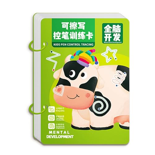 Xanorrg Children's Early Learning Pen Control Workbook Bildungsverfolgung Buch Mit 4 Stiften Und 1 Erlöser Für Vorschule Fine Motor Skill Lernbuch Xanorrg Children's Early Learning Pen Control Workbook Bildungsverfolgung Buch Mit 4 Stiften Und 1 Erlöser Für Vorschule Fine Motor Skill Lernbuch von Xanorrg