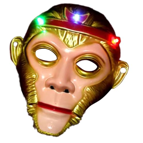 Xanorrg Halloween Maske Kostümdekorationsmaske Für Erwachsene Kindergeburtstag Halloween Dekoration Zubehör von Xanorrg