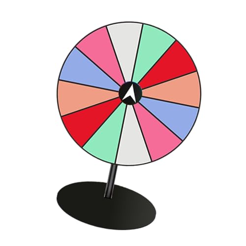 Xanorrg Lucky Draws Roulette Wheel Löschen Wiederverwendbares Vermögen Tabletop Preis Plattentable Easy Assembly Prize Spinnings Spiel Lucky Draws von Xanorrg