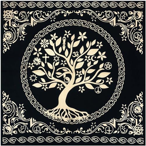 Xanorrg Tarots Tischdecke Divinations Tischabdeckung Astrologie Oracles Brettspiel Matte Square Form Pendel Tischtuch Tarot Tischdecke von Xanorrg