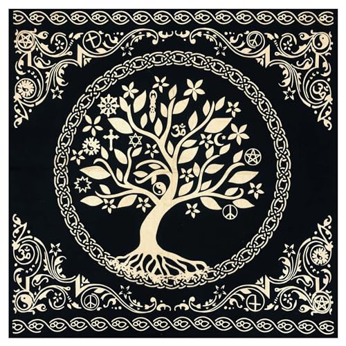 Xanorrg Tarots Tischdecke Divinations Tischabdeckung Astrologie Oracles Brettspiel Matte Square Form Pendel Tischtuch Tarot Tischdecke von Xanorrg