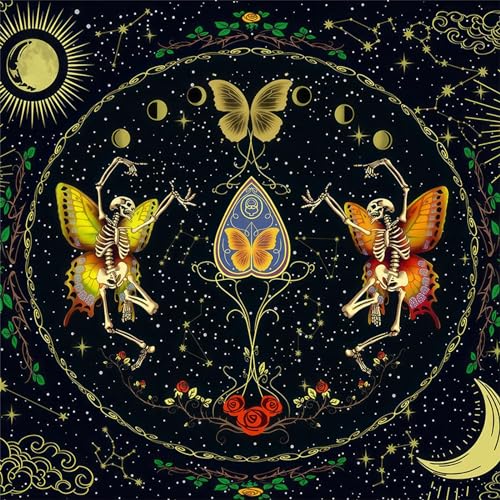 Xanorrg Tarots Tischdecke Divinations Tischabdeckung Orakling Spiele Matte Square Form Pendel Altars Tuch Tarot Karton Cover Für Kartenlesen Tischdecke von Xanorrg