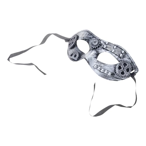 Xanorrg Unisex Gezackte Masquerade Cosplay Sterevunk Halbgesicht Für Carnivals Halloween Dress Up Party Geschenke Steampunk Mardi Gras Xanorrg Unisex Gezackte Masquerade Cosplay Sterevunk Halbgesicht Für Carnivals Halloween Dress Up Party Geschenke Steampunk Mardi Gras von Xanorrg