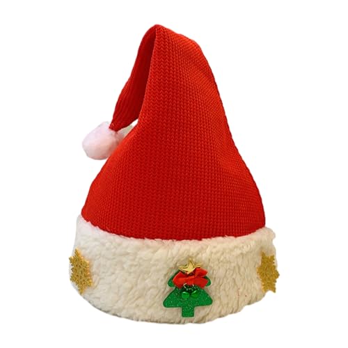 Xanorrg Weihnachtsfeier Plüsch Bobble Für Mädchen Speicherte Kappe Mit Geweih Family Die Weihnachtsmütze Versammeln von Xanorrg