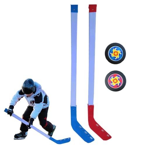 Kids Street Hockey Schläger-Set, Jugend Street Hockey Schläger | Youth Street Hockey Set - Enthält 2 Hockeyschläger und 2 Eishockey - Perfektes Hockey-Starterset für Kinder Kids Street Hockey Schläger-Set, Jugend Street Hockey Schläger | Youth Street Hockey Set - Enthält 2 Hockeyschläger und 2 Eishockey - Perfektes Hockey-Starterset für Kinder von Xasbseulk