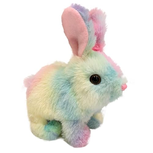 Walking Bunny Stoffed Animal | Weiches Plüsch -Kaninchenspielzeug Mit Klang Und Bewegung | Interaktiver Elektrischer Wanderhasen Mit Schwanzwitzel Und Niedlichen Klängen | Bunny Toy - Kinder Geburtsta Walking Bunny Stoffed Animal | Weiches Plüsch -Kaninchenspielzeug Mit Klang Und Bewegung | Interaktiver Elektrischer Wanderhasen Mit Schwanzwitzel Und Niedlichen Klängen | Bunny Toy - Kinder Geburtsta von Xasbseulk