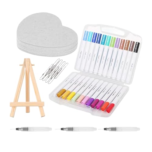 Xasbseulk Foam Texture Mal-Set - Popcorn-Textur Malerset Mit 12 Farbigen Stiften | Kreatives Bastelset Für Mädchen, & Kleinkinder Mit Malzubehör Xasbseulk Foam Texture Mal-Set - Popcorn-Textur Malerset Mit 12 Farbigen Stiften | Kreatives Bastelset Für Mädchen, & Kleinkinder Mit Malzubehör von Xasbseulk
