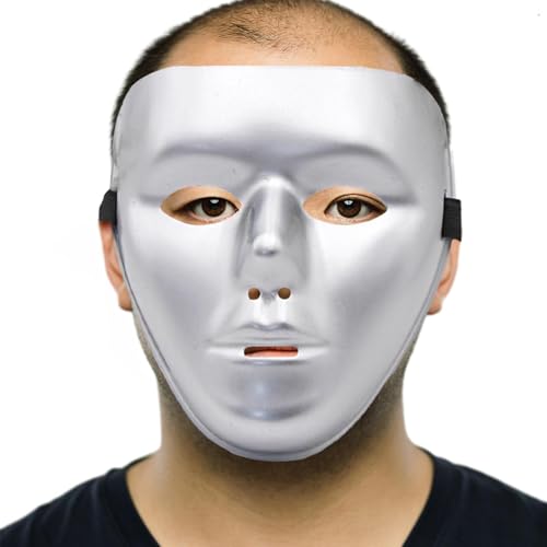 Xasbseulk Halloween Gesichtsmaske, Stilvolle Halloween-Kostüm-Maske Für Festliche Anlässe, Elastisches Kopfband Verkleidung Kinder Rollenspiel Mottoparty Karneval von Xasbseulk
