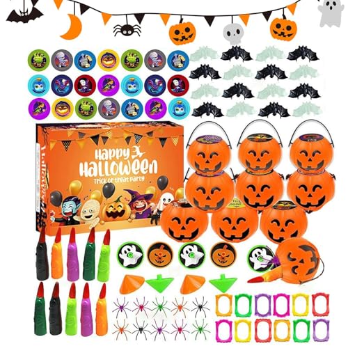 Xasbseulk Halloween Partyspielzeug Für Kinder, Halloween Tütchenfüller, Streiche Deko Spiel Für Mädchen Schule Zuhause Feste von Xasbseulk