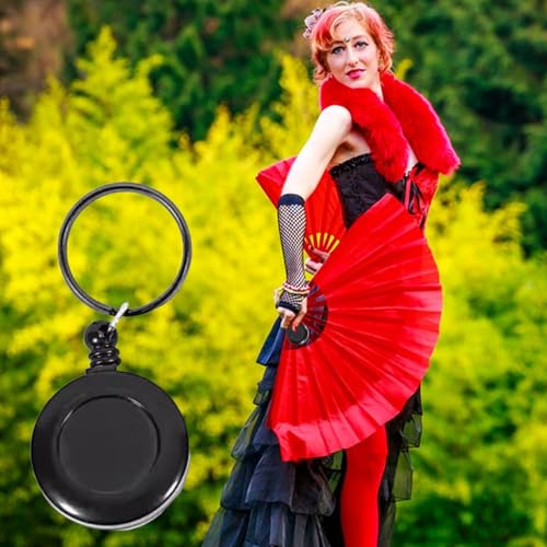 Xasbseulk Trick Prop, Handfächer-Rotation Verriegelung Zauberer Requisiten, Anfängerfreundliches Einziehbares Gadget Zubehör Für Reisen Zuhause Wohnheim Klassenzimmer Bühnenauftritt von Xasbseulk