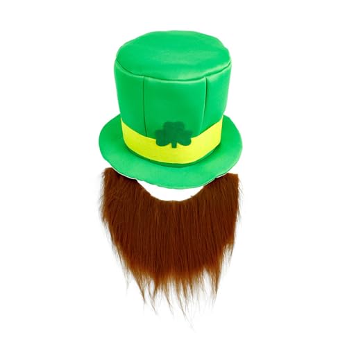 Xbemkste St. Patricks Day Dekorationen St. Patricks Day Zubehör St. Patricks Day Hut irische Geschenke St. Patricks Day Verkleidung Stirnband Cowboyhut Baseballkappe Eimer Hut Zylinderhut von Xbemkste