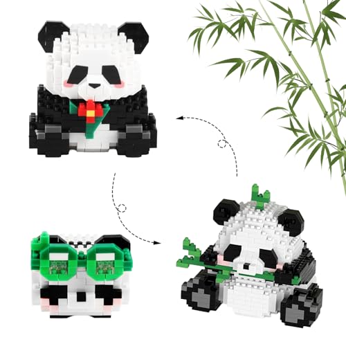 Xbessc 3 In 1 Panda Bausteine Set Mini Klemmbausteine Tiere ABS Panda Bricks Niedlich Tier Building Block Set Panda Geschenk Robust und Stabil für Kinder Ab 7 Jahren Erwachsene Xbessc 3 In 1 Panda Bausteine Set Mini Klemmbausteine Tiere ABS Panda Bricks Niedlich Tier Building Block Set Panda Geschenk Robust und Stabil für Kinder Ab 7 Jahren Erwachsene von Xbessc