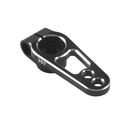 Xbsduih 1 Stuecke Aluminium Legierung 25 T 31 Mm Lenkung Servo Arm Horn für RC Auto Crawler Teile, Schwarz Xbsduih 1 Stuecke Aluminium Legierung 25 T 31 Mm Lenkung Servo Arm Horn für RC Auto Crawler Teile, Schwarz von Xbsduih