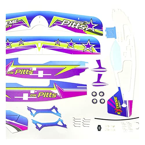 Xbsduih Innen-/AußEn-PP-Schaum Sport 3D Doppeldecker 450Mm Spannweite Leichtestes RC Flugzeug Modell RC Modell Hobby Spielzeug E3001 von Xbsduih