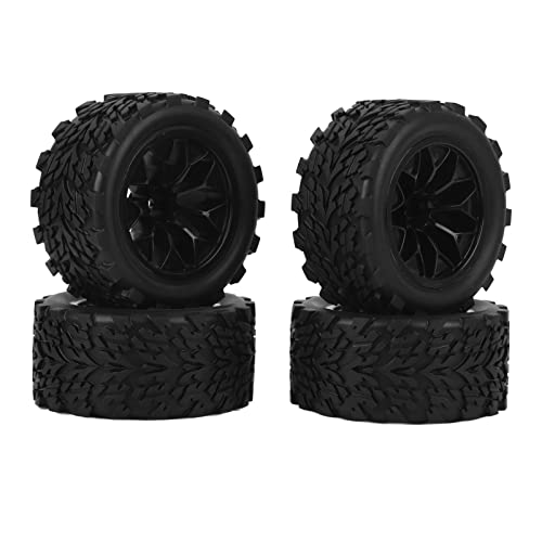 Xcello 4PCS RC Car Wheels and Tires RC Rubber Tires Replacement for 1/10 Remote Control Cars von Xcello