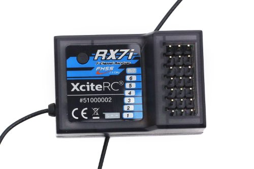 XciteRC 51000002 RC Empfänger RX-7i für Sender mit 6 Kanälen von XciteRC