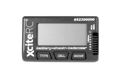 XciteRC 52300000 Lipo Checker Cell-Check für Lipo/Lilo/Life/NiMh/NC mit Balancer von XciteRC