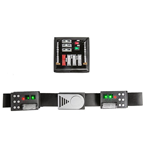 Xcoser Cosplay Kostüm Darth Coole Gurt-Bund Vader Brust Platte mit LED-Leuchten Erwachsene Zubehör Xcoser Cosplay Kostüm Darth Coole Gurt-Bund Vader Brust Platte mit LED-Leuchten Erwachsene Zubehör von Xcoser