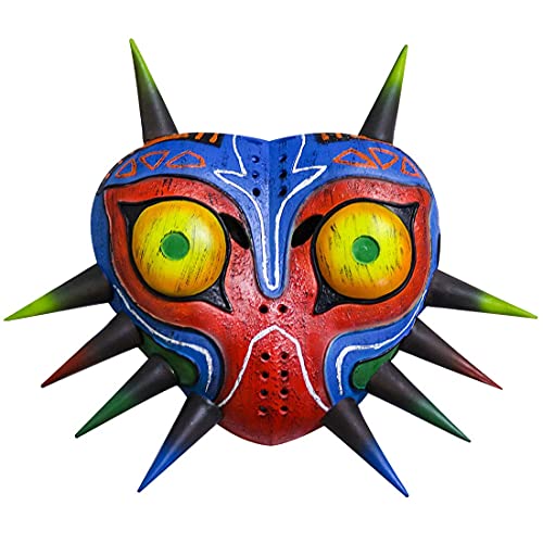 XehCaol Majoras Mask,Zelda Maske Kostüm 3ds Zelda Figur Halloween Cosplay Props für Erwachsene (Blue) von XehCaol