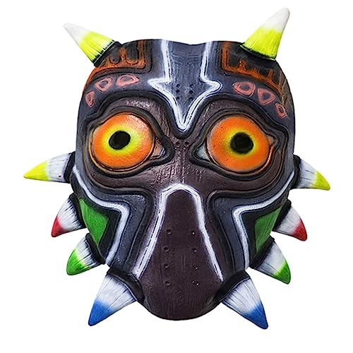 XehCaol Majoras Mask,Zelda Maske Kostüm 3ds Zelda Figur Halloween Cosplay Props für Erwachsene (Grey) von XehCaol