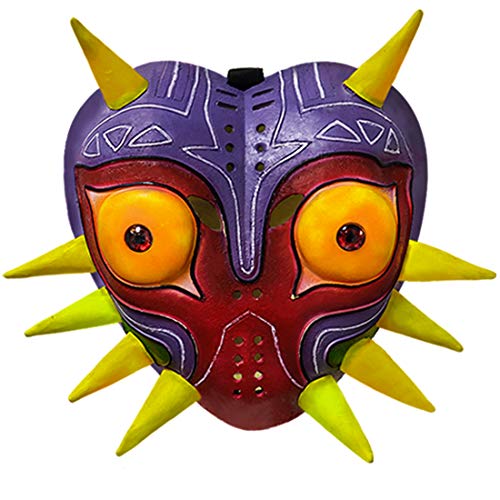 XehCaol Majoras Mask,Zelda Maske Kostüm 3ds Zelda Figur Halloween Cosplay Props für Erwachsene (Purple) von XehCaol